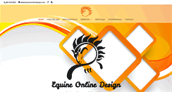 Desktop Screenshot of equineonlinedesign.com